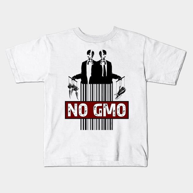 NO GMO Kids T-Shirt by EsotericExposal